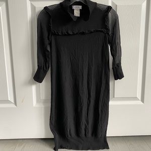 Sonia by sonia rykiel vintage black turtleneck midi dress